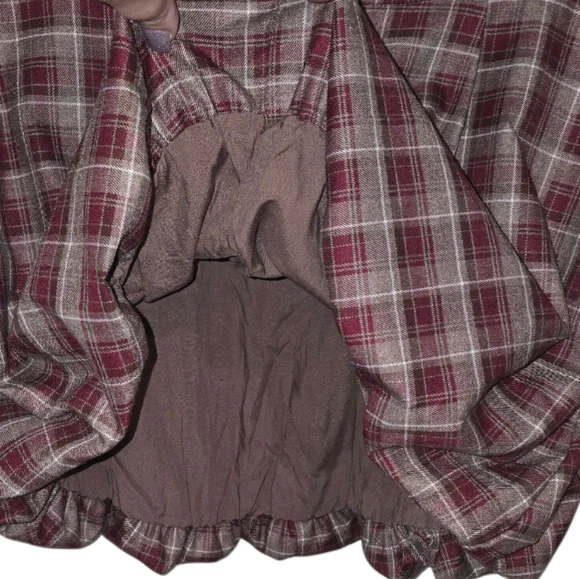 Emerson Lang‎ School Plaid Career Academia Bubble Women's Mini Skirt Size XL NEW - Picture 5 of 9